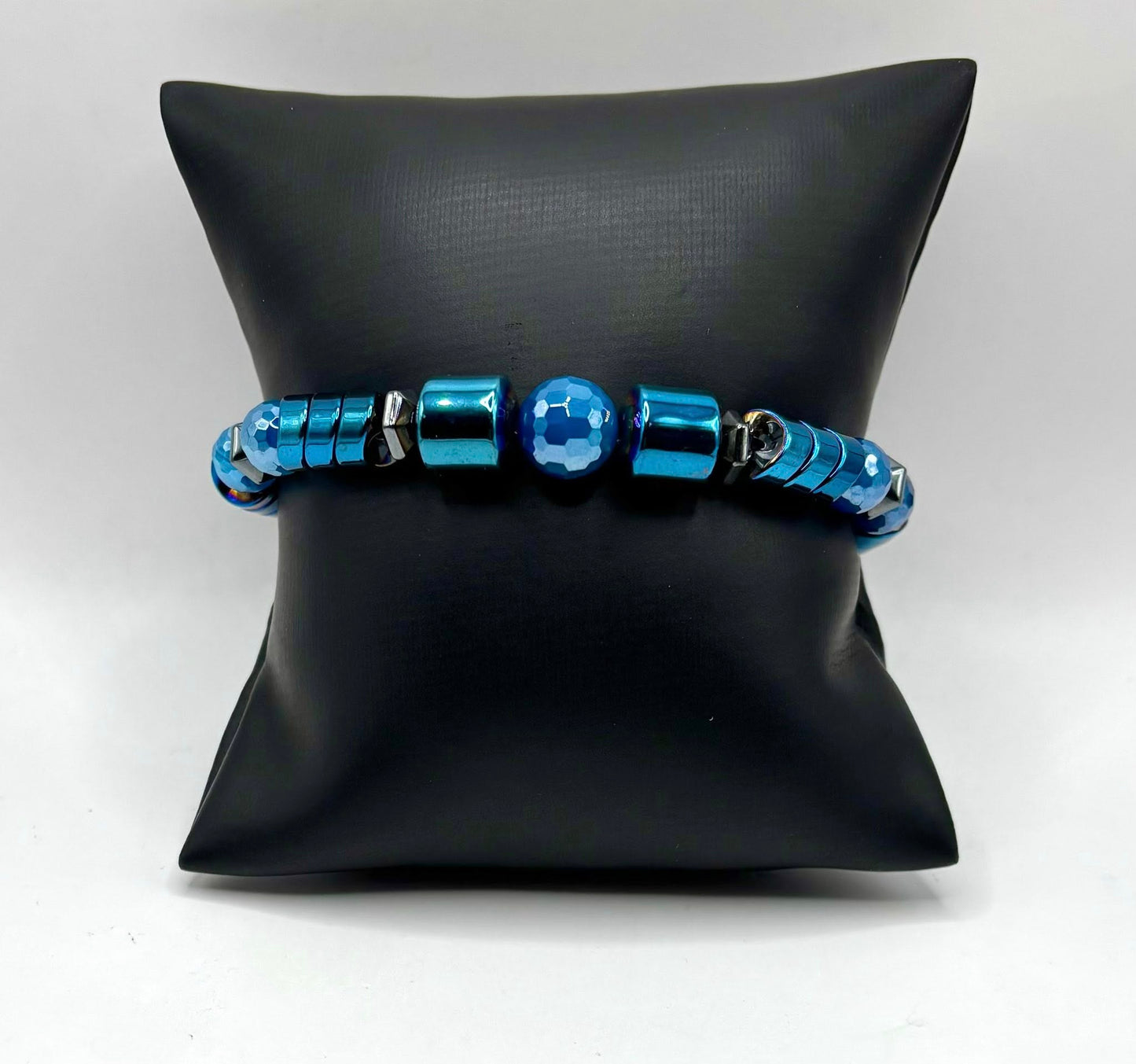 Blue Hematite and Blue Agate