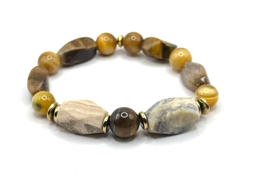 Tiger’s Eye and Picture Jasper