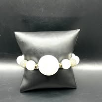 White Howlite Evening