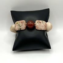 Moonstone and Red Aventurine