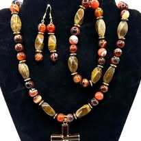 Tiger’s Eye and Red Agate