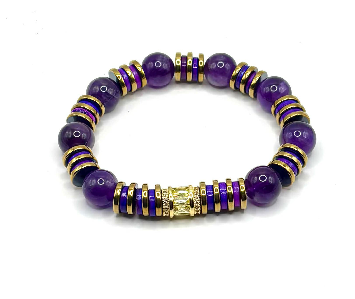 Royal Amethyst Power Bracelet