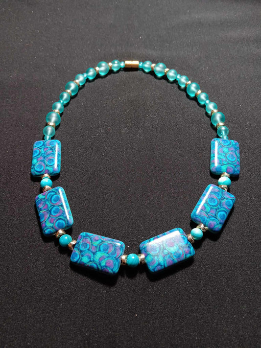 Bold Blue Necklace