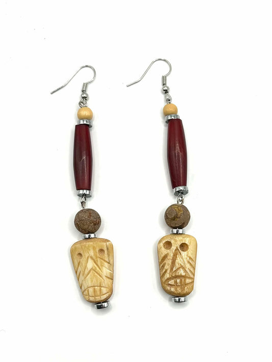Wood Bead and Wood Mask