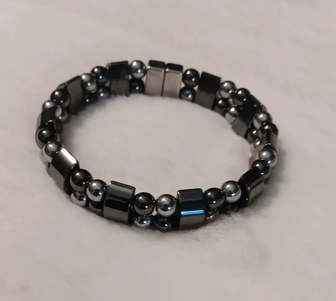 Black Hematite and Hematite Lifestyle Bracelet