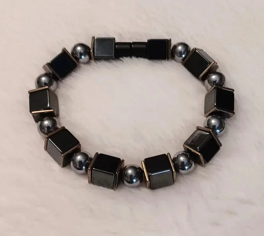 Hematite Squared Bracelet