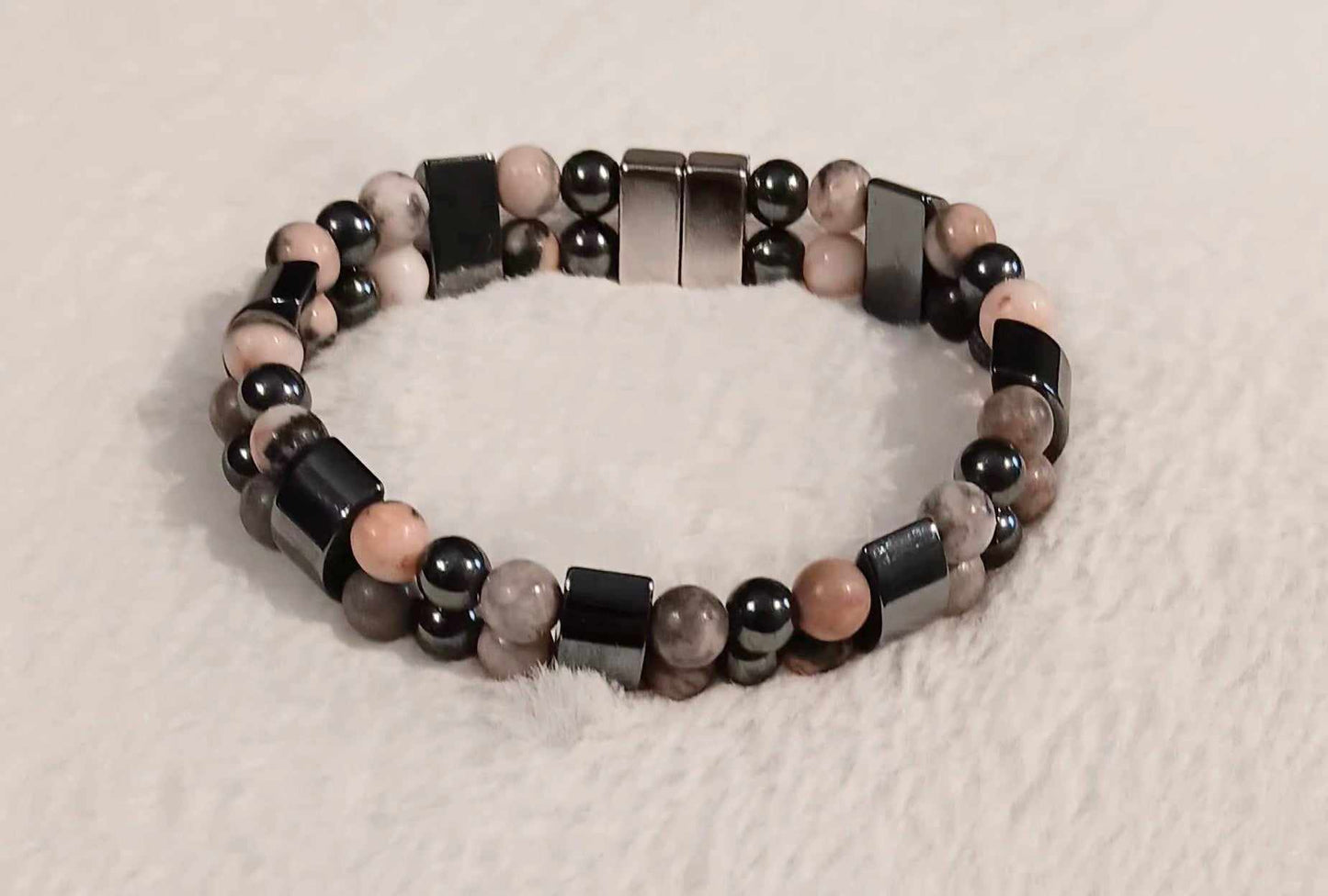 Zebra Jasper 6mm Bracelet