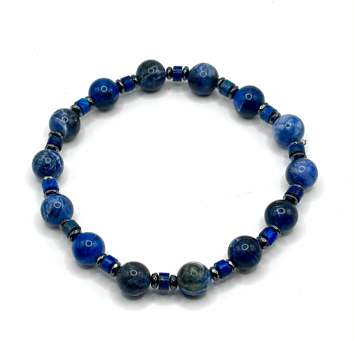 Midnight Clarity Sodalite Bracelet
