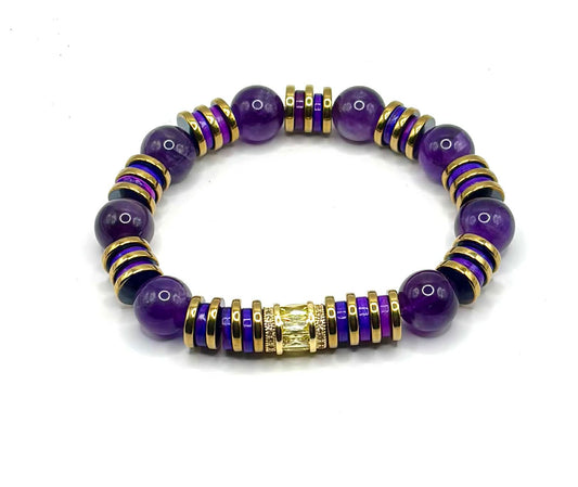 Royal Amethyst Power Bracelet