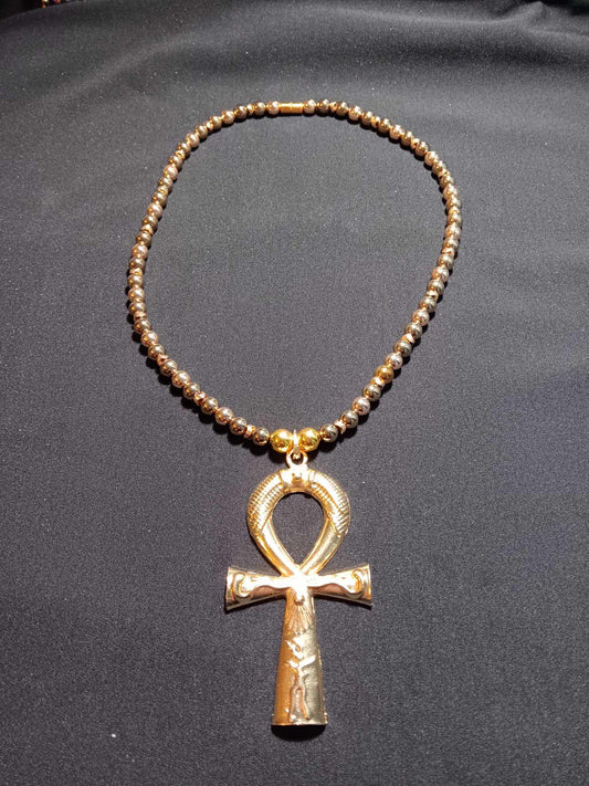 The Golden Ankh Necklace