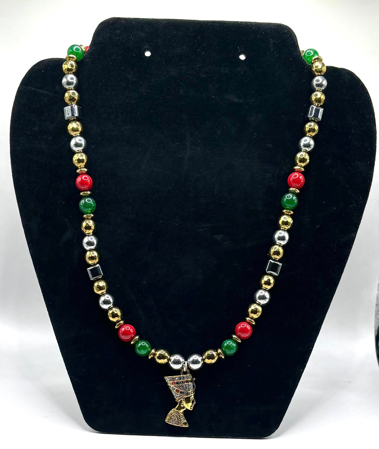 Pan-African Nefertiti Necklace – Royalty, Strength &amp; Heritage