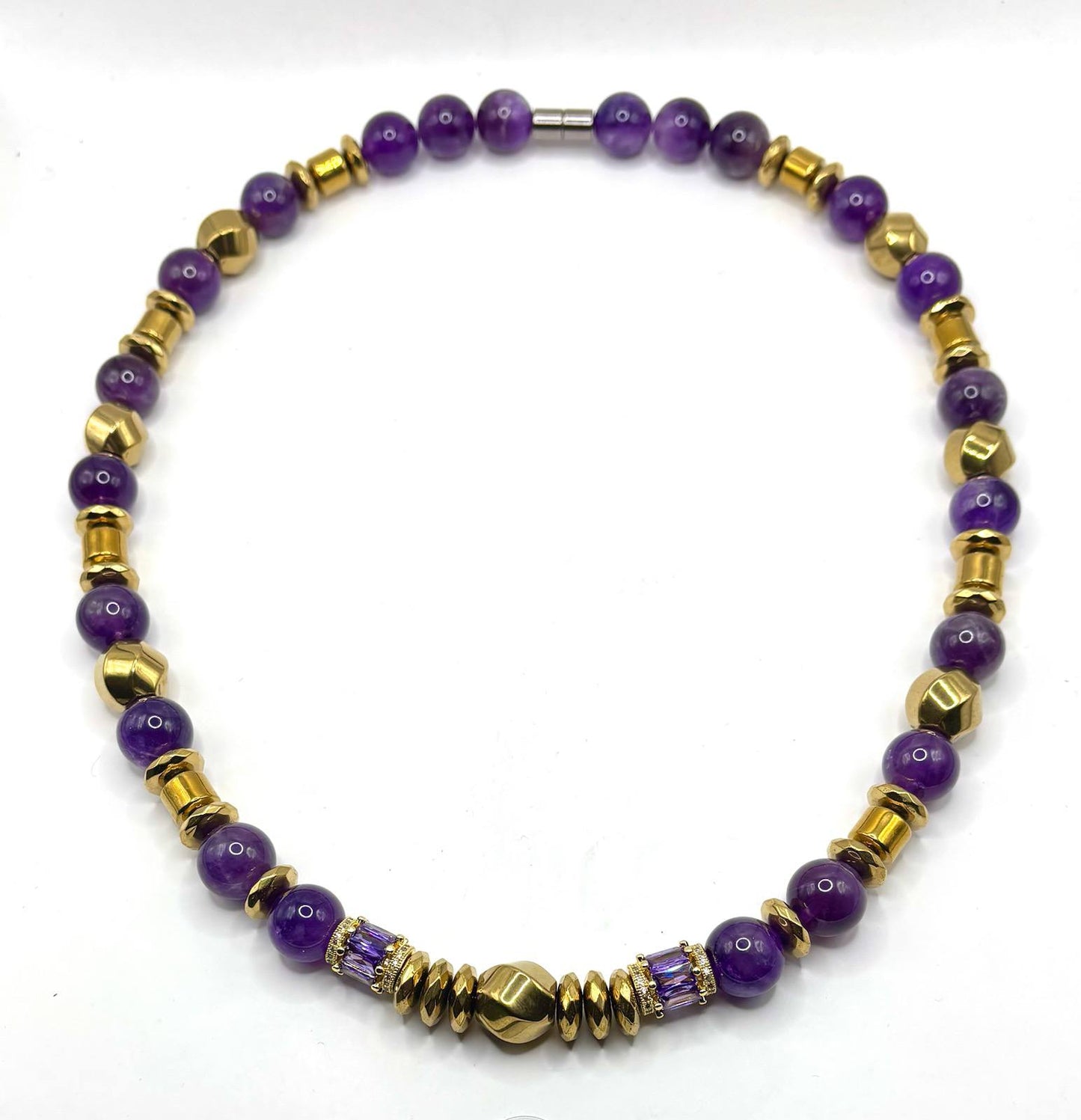 Royal Amethyst Elegance Necklace