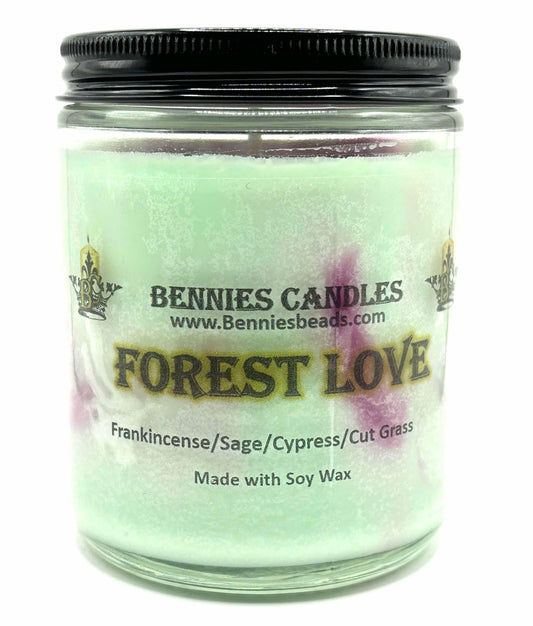 Forest Love 8oz Vessel with Soy Wax