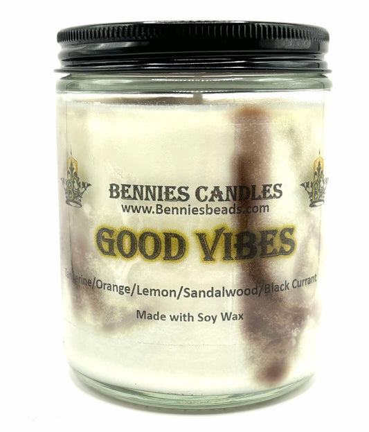 Good Vibes 8oz Vessel with Soy Wax