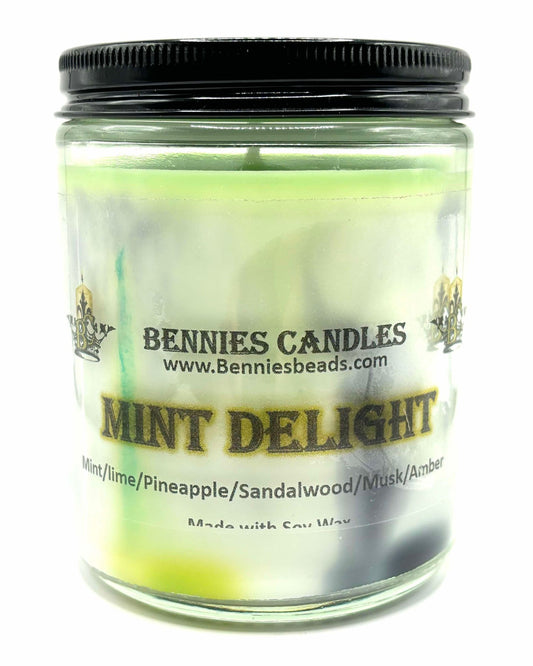 Mint Delight 8oz Vessel with Soy Wax