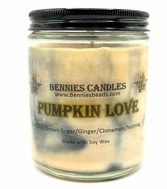 Pumpkin Love 8oz Vessel with Soy Wax