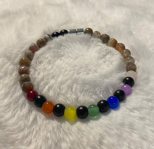 Multi-Colored Beaded Bracelet